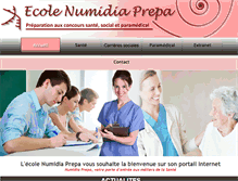 Tablet Screenshot of numidiaprepa.com